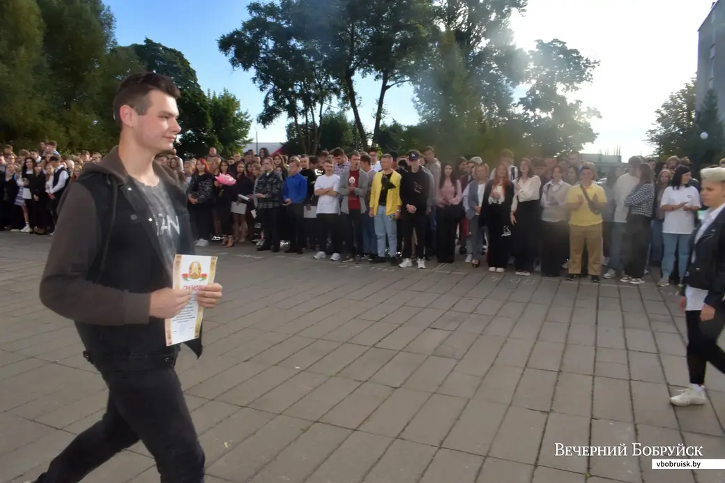 01.09.2022. Бобруйск. День знаний в лесотехническом колледже.