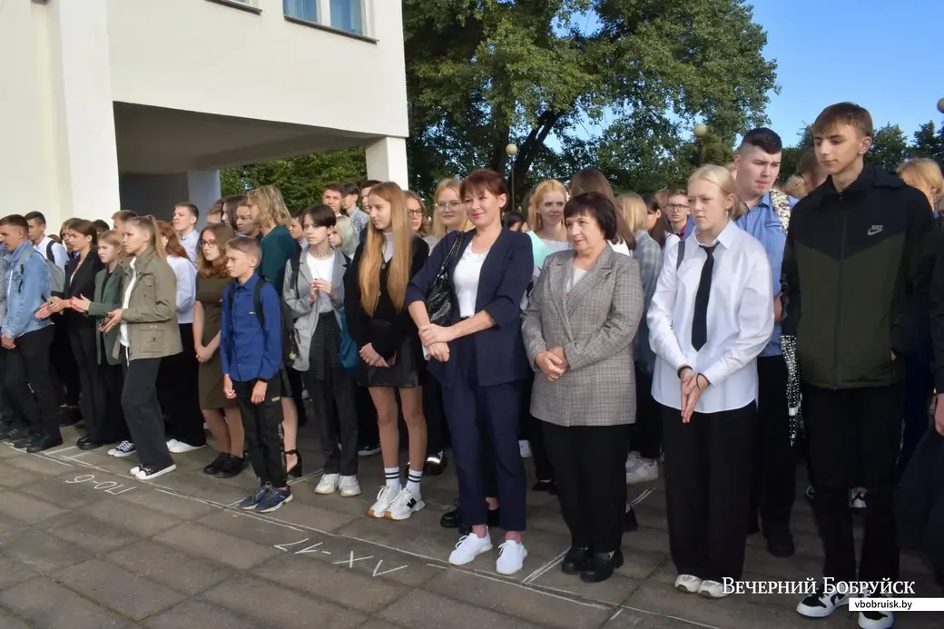 01.09.2022. Бобруйск. День знаний в лесотехническом колледже.