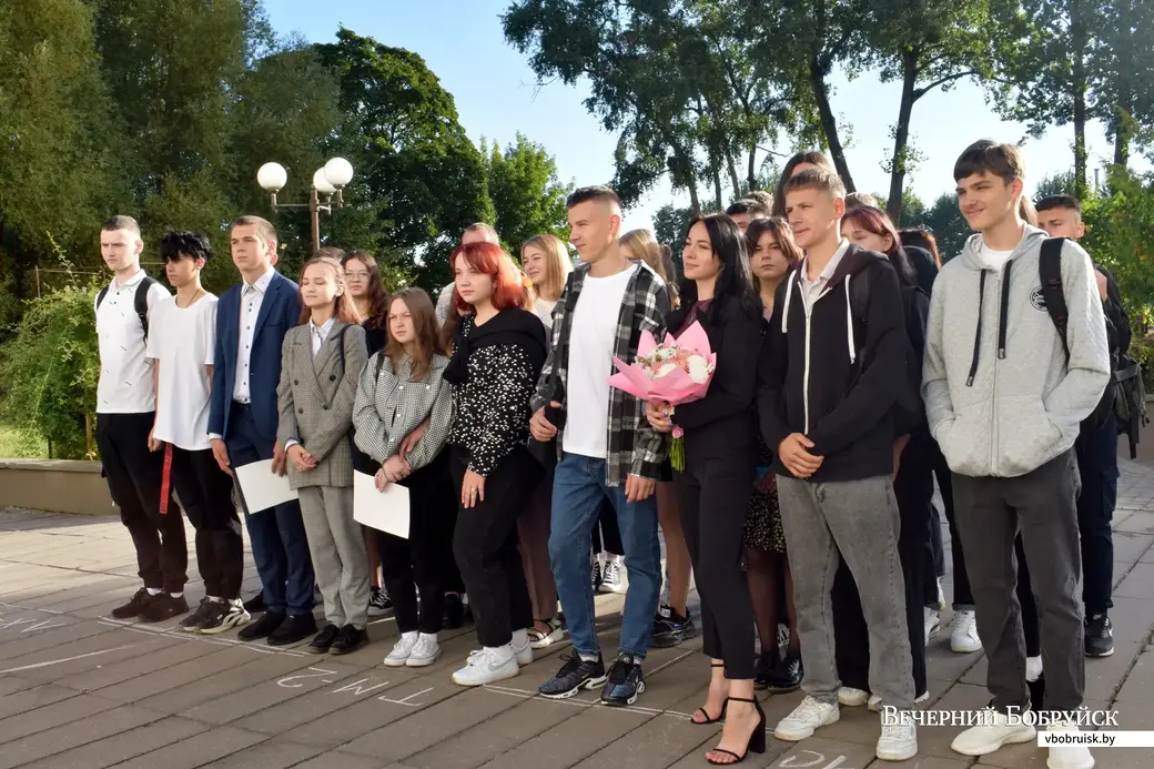 01.09.2022. Бобруйск. День знаний в лесотехническом колледже.