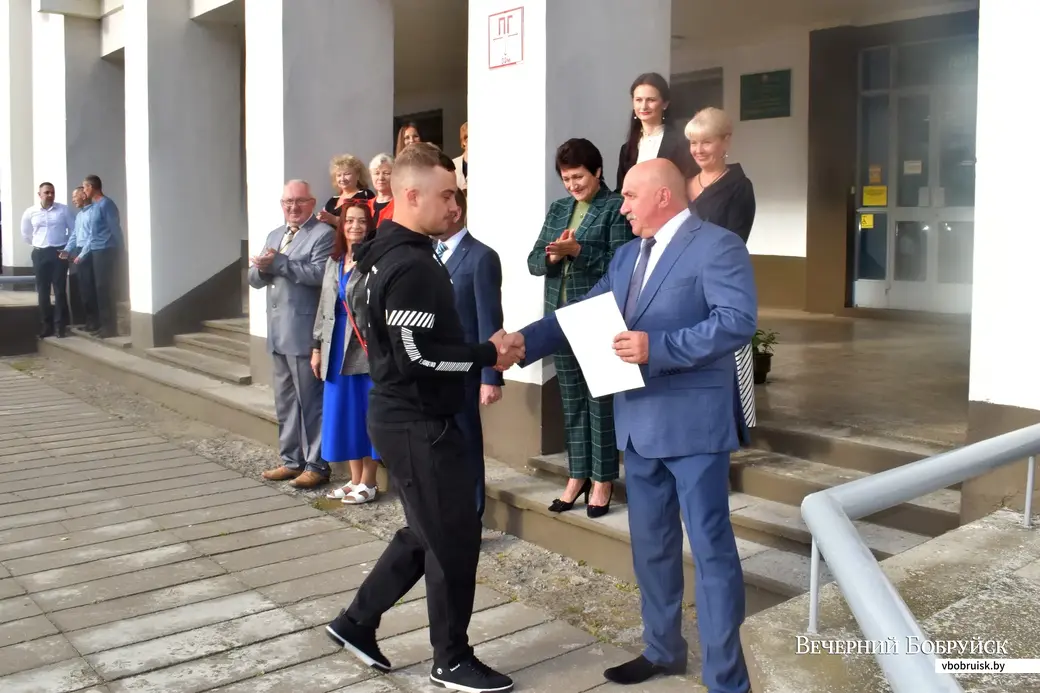 01.09.2022. Бобруйск. День знаний в лесотехническом колледже.
