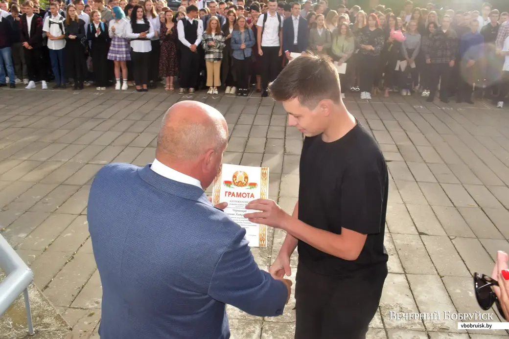01.09.2022. Бобруйск. День знаний в лесотехническом колледже.