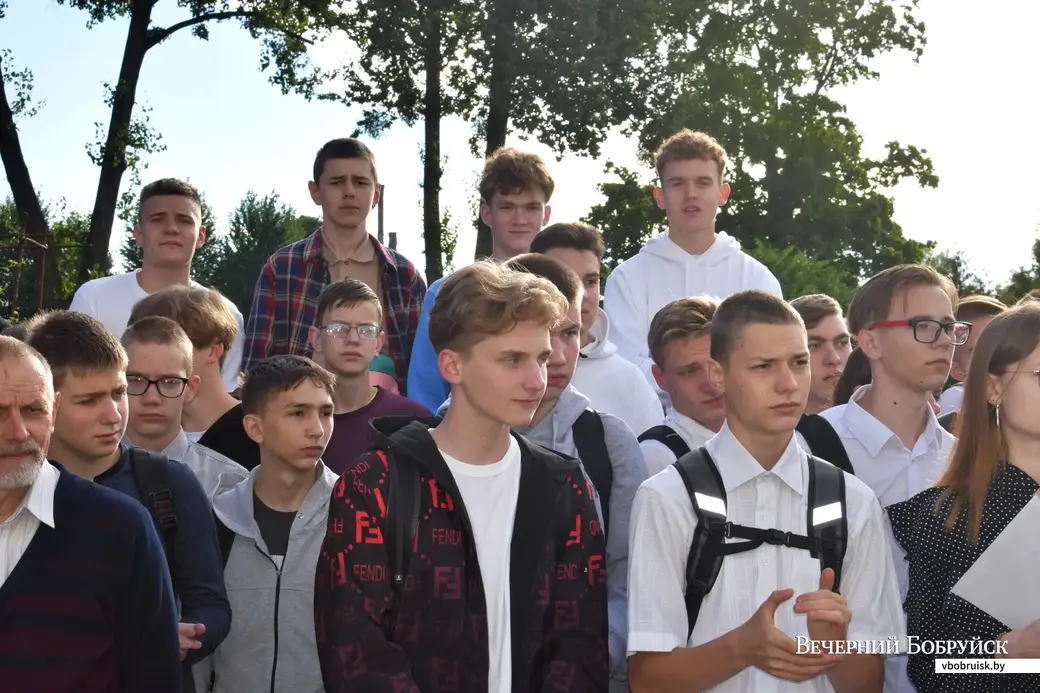 01.09.2022. Бобруйск. День знаний в лесотехническом колледже.