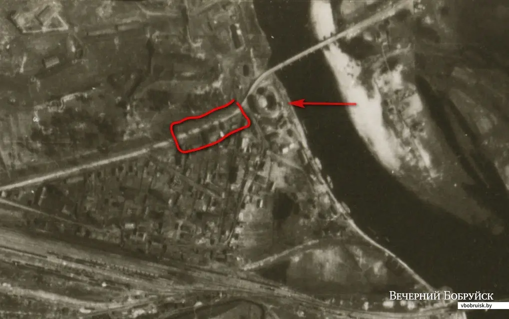 Від на былую Алею кахання на нямецкім фотаздымку 1941 г.