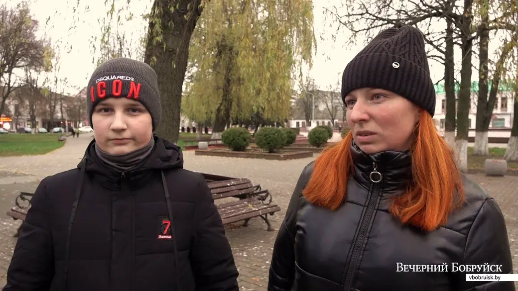 Мама Елена с сыном Кириллом.