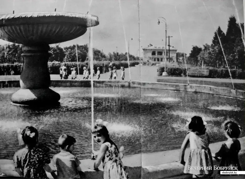 Городской парк Бобруйска в 1967-68 гг.