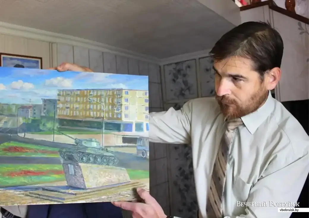 Могилевский художник Сергей Киселев. Сентябрь 2022 года.