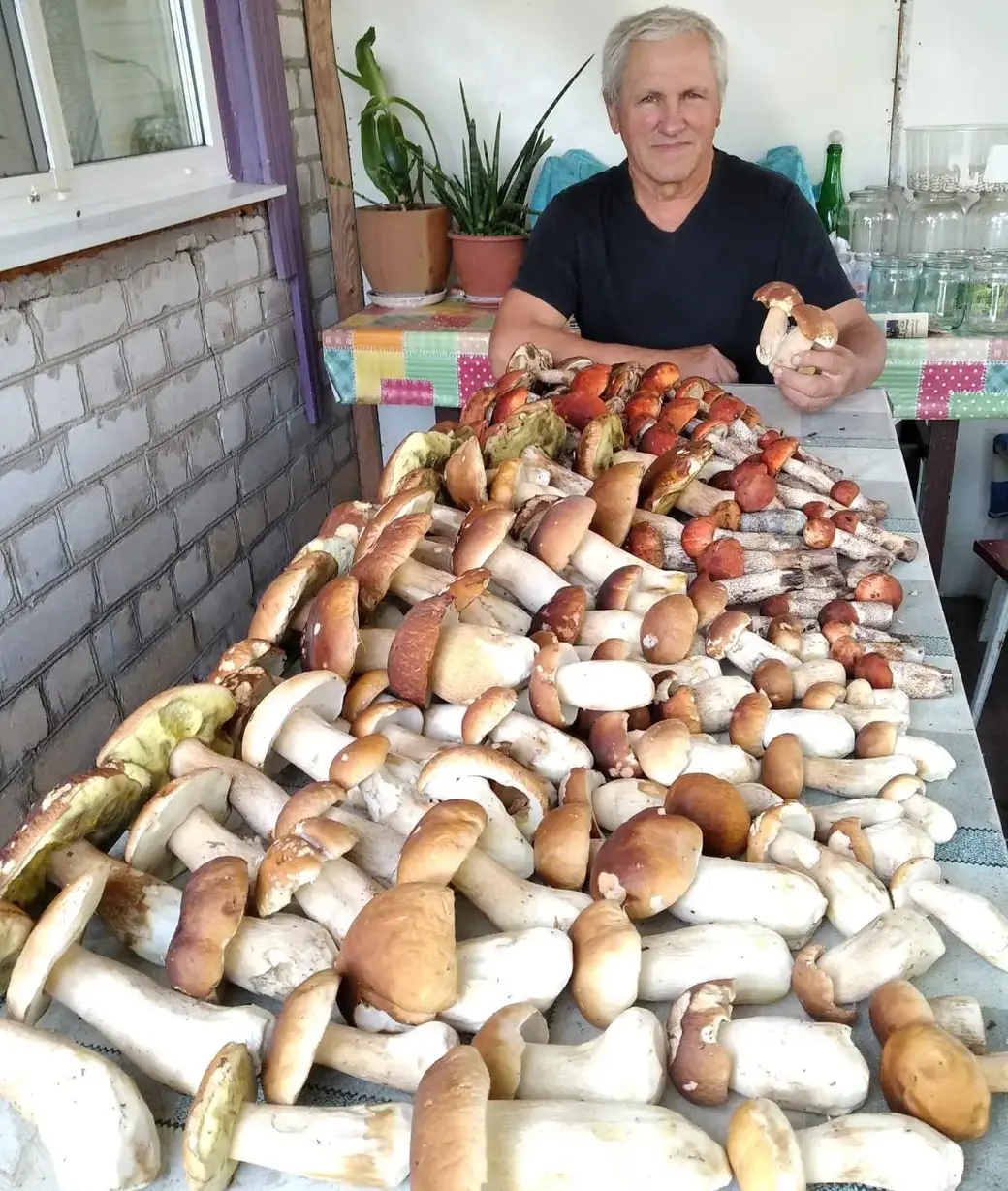 А еще заядлый грибник!