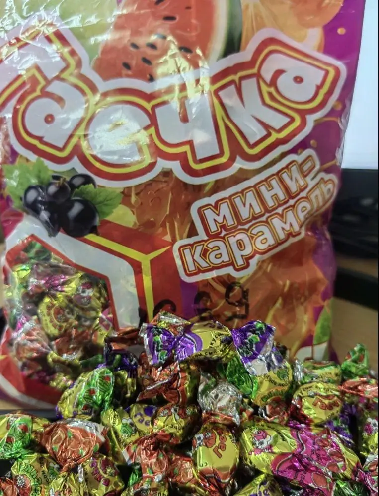 В Беларуси запретили продавать российские мини-карамели «Гаечка Микс».