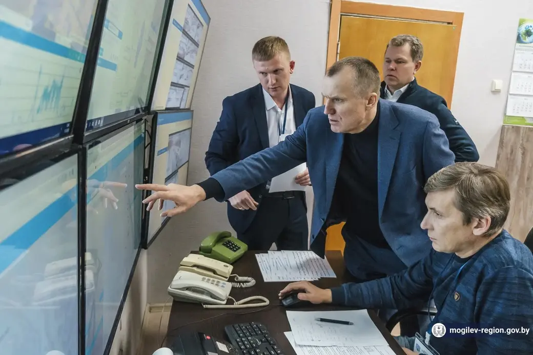 В Могилеве запустили систему мониторинга чистки улиц от снега.
