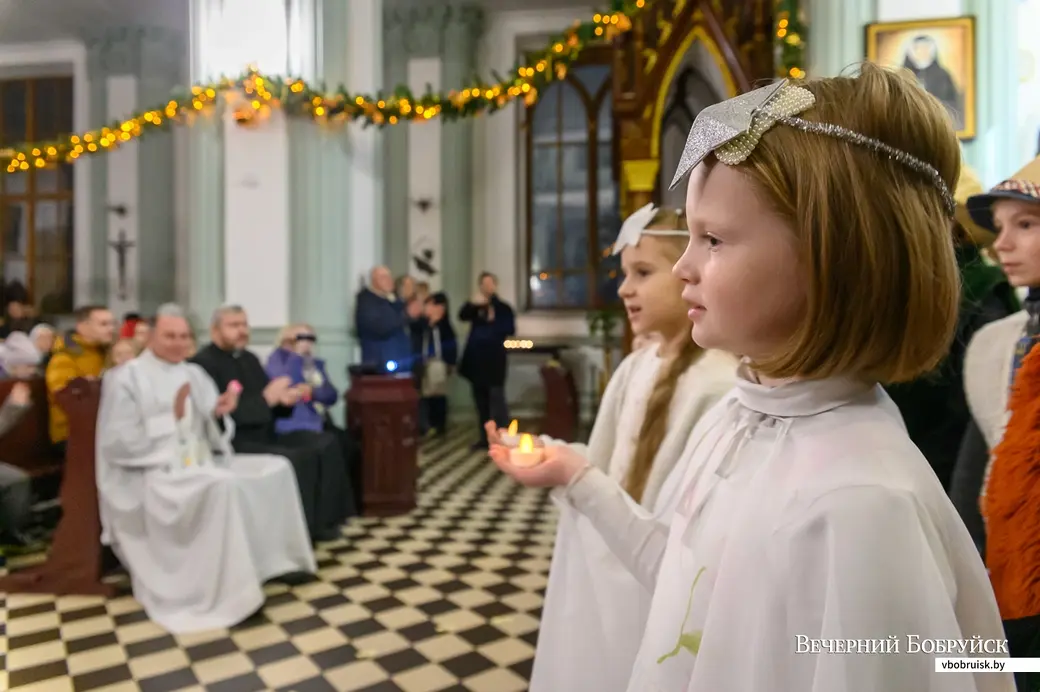 24.12.2022. Бобруйск. Детский рождественский спектакль в костеле Непорочного Зачатия Пресвятой Девы Марии