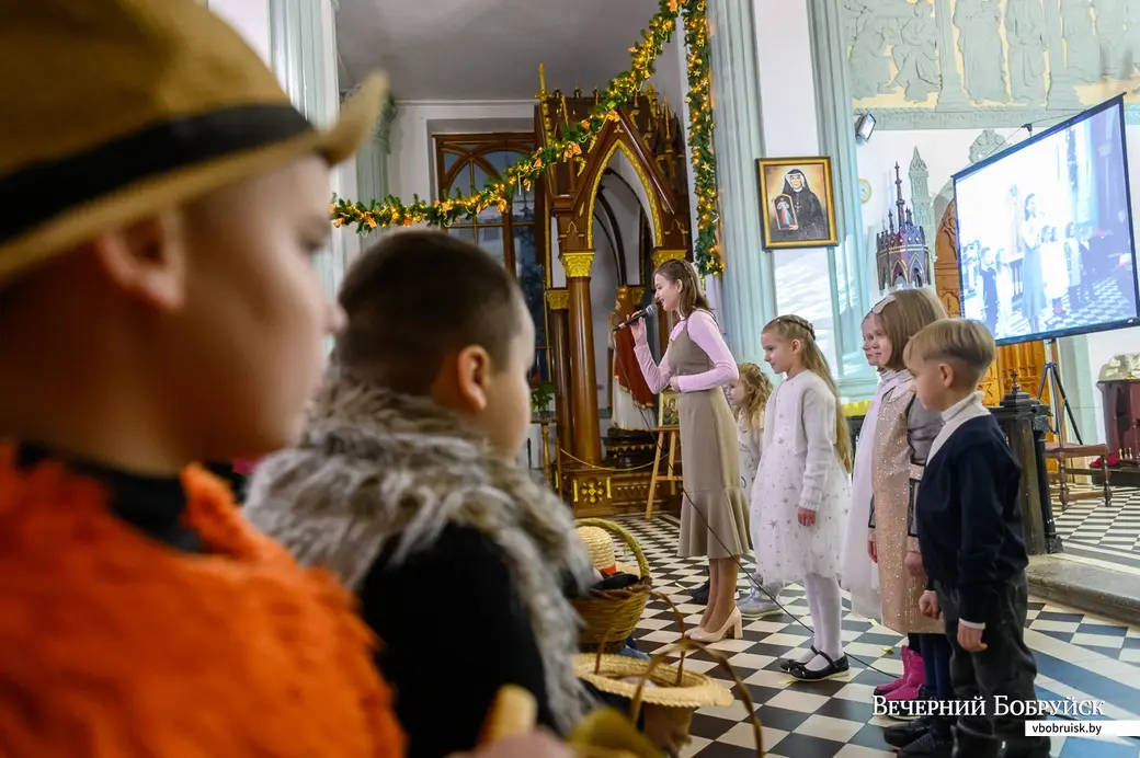 24.12.2022. Бобруйск. Детский рождественский спектакль в костеле Непорочного Зачатия Пресвятой Девы Марии