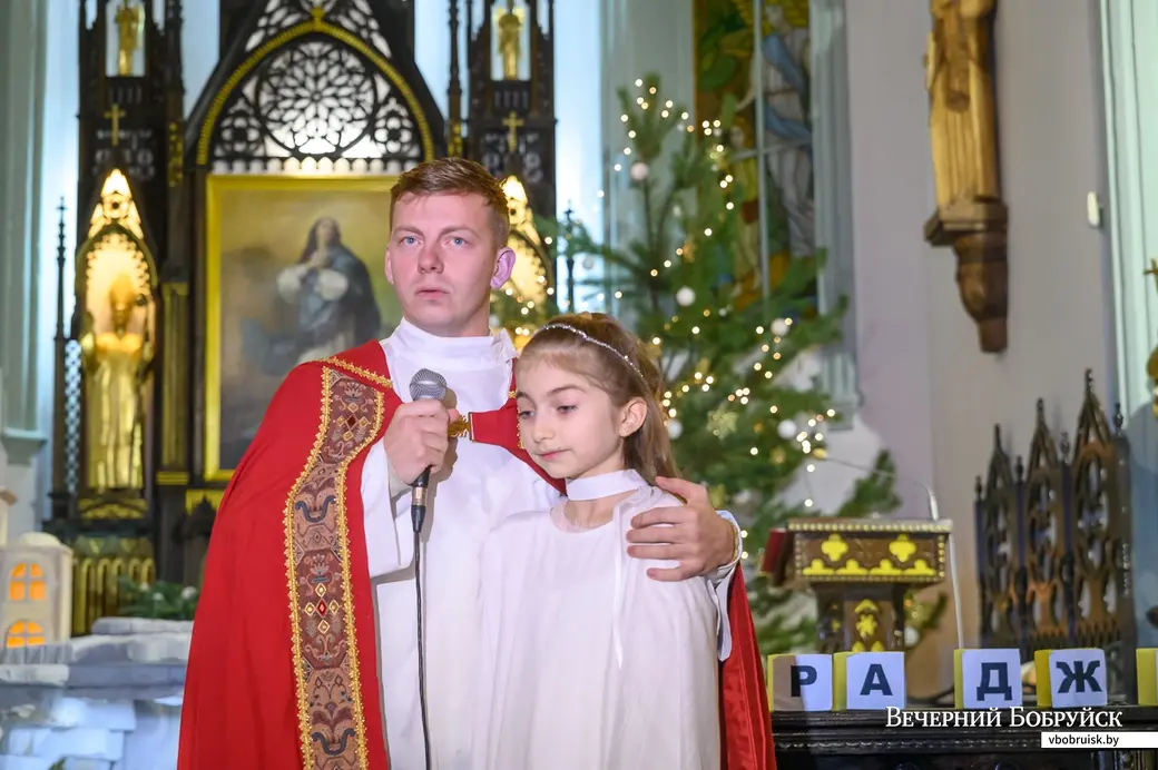 24.12.2022. Бобруйск. Детский рождественский спектакль в костеле Непорочного Зачатия Пресвятой Девы Марии