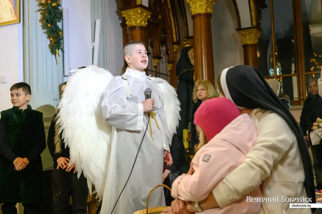 24.12.2022. Бобруйск. Детский рождественский спектакль в костеле Непорочного Зачатия Пресвятой Девы Марии