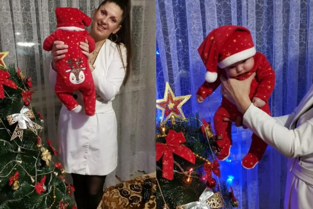 Лучший подарок под елочку-доченька Дарья. Фото Анастасии Сысоевой.