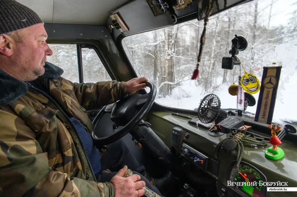 12.01.2023. Bobruisk. Водитель Александр Лёзный