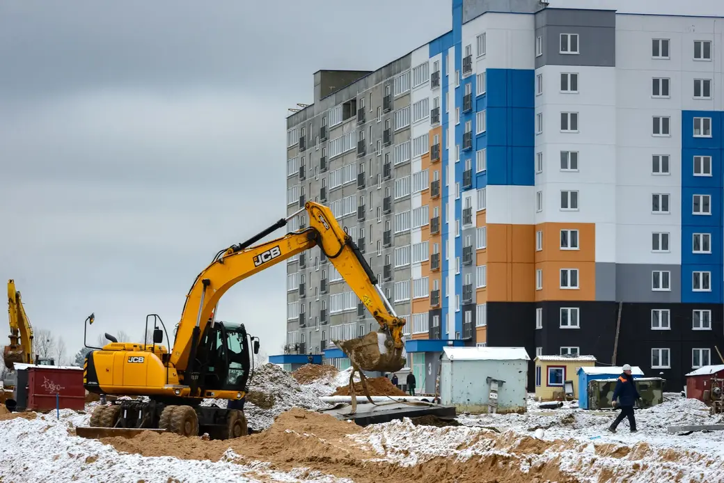 25.01.2023. Бобруйск. проспект Строителей. Фото из архива "ВБ"