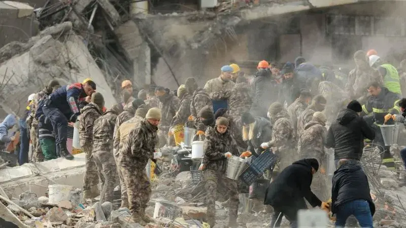 6.02.2023, землетрясение в Турции. Фото ANADOLU AGENCY