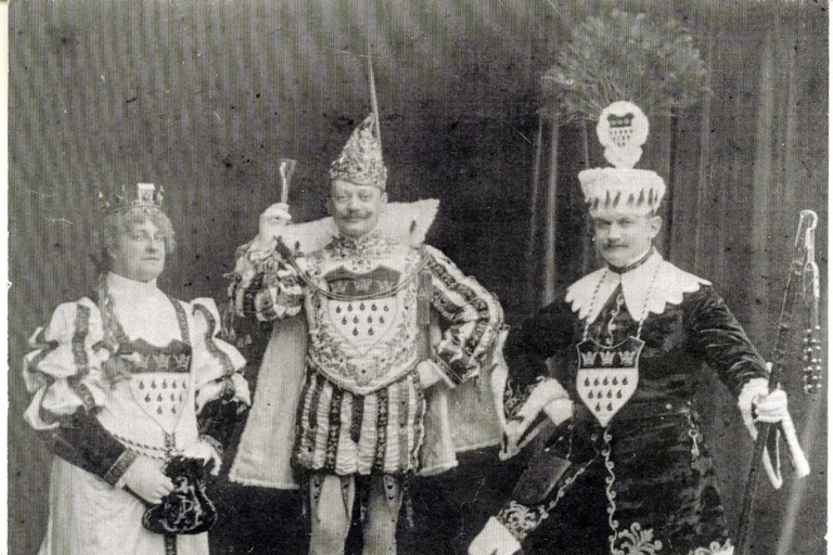 Кёльнский карнавал 1910. Дева, Принц и... Крестьянин