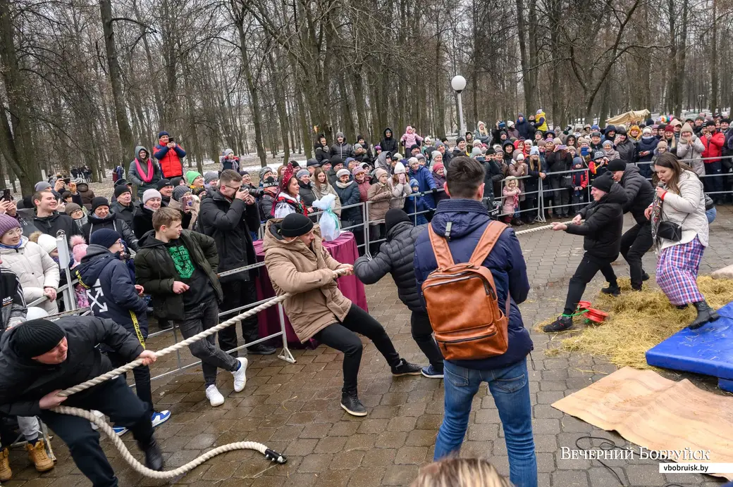26.02.2023. Бобруйск. Городской парк культуры и отдыха. Народные масленичные гулянья «Шчодрая масленка на добрая зямлi».