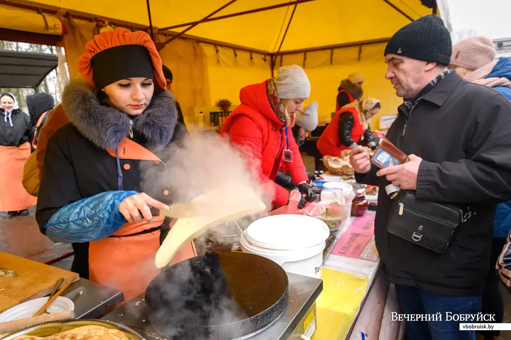26.02.2023. Бобруйск. Городской парк культуры и отдыха. Народные масленичные гулянья «Шчодрая масленка на добрая зямлi».