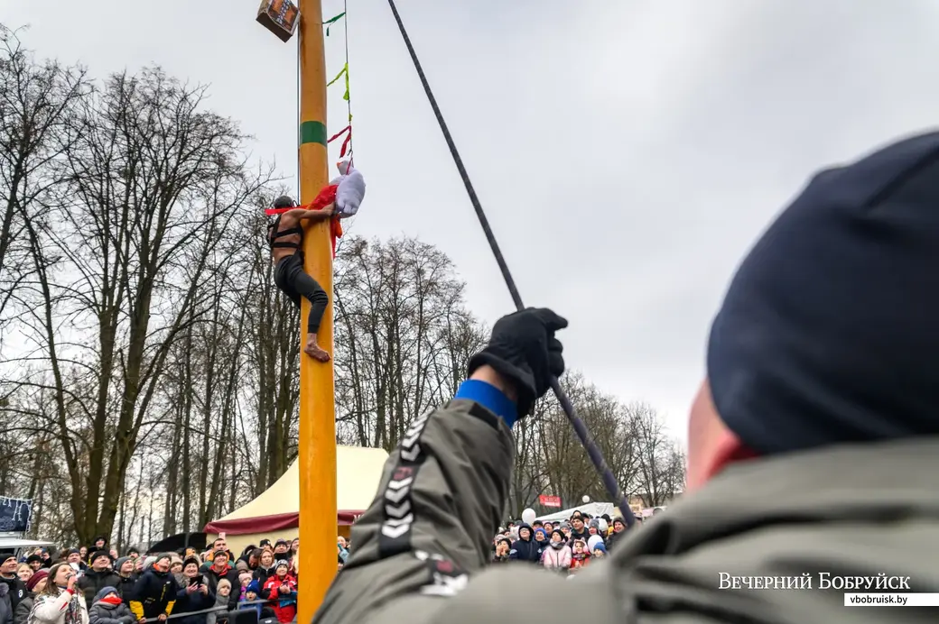 26.02.2023. Бобруйск. Городской парк культуры и отдыха. Народные масленичные гулянья «Шчодрая масленка на добрая зямлi».