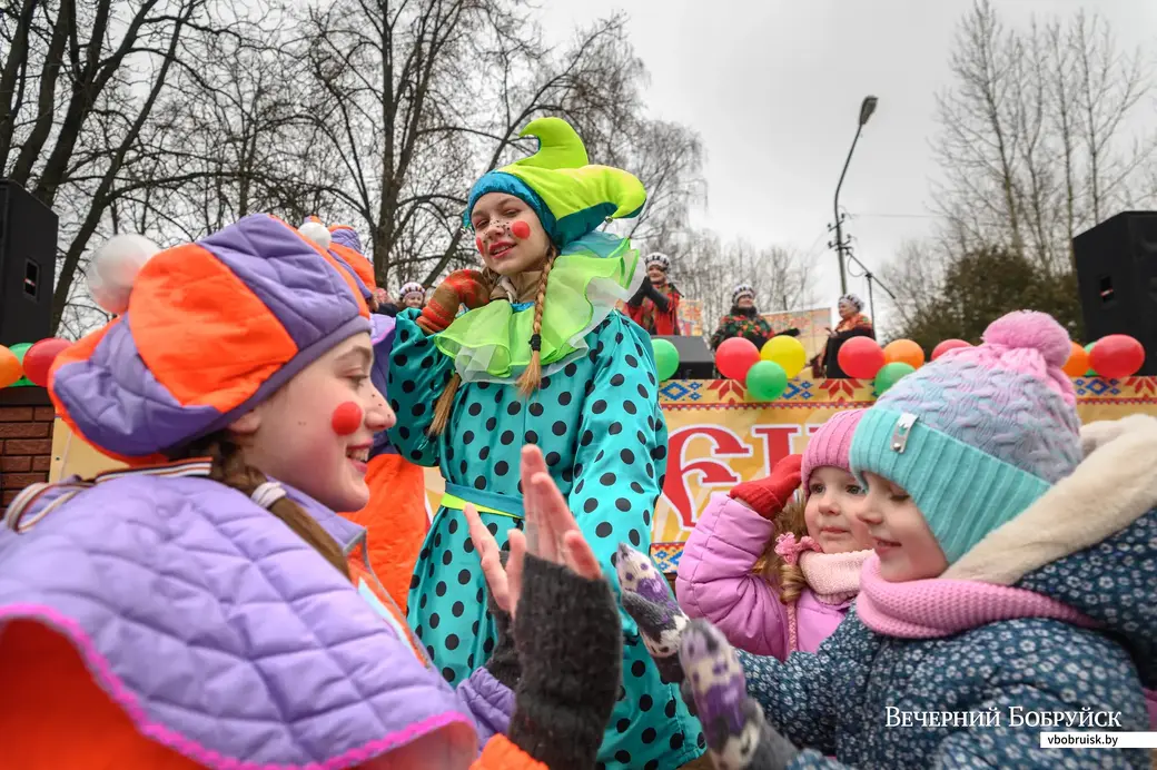 26.02.2023. Бобруйск. Городской парк культуры и отдыха. Народные масленичные гулянья «Шчодрая масленка на добрая зямлi».