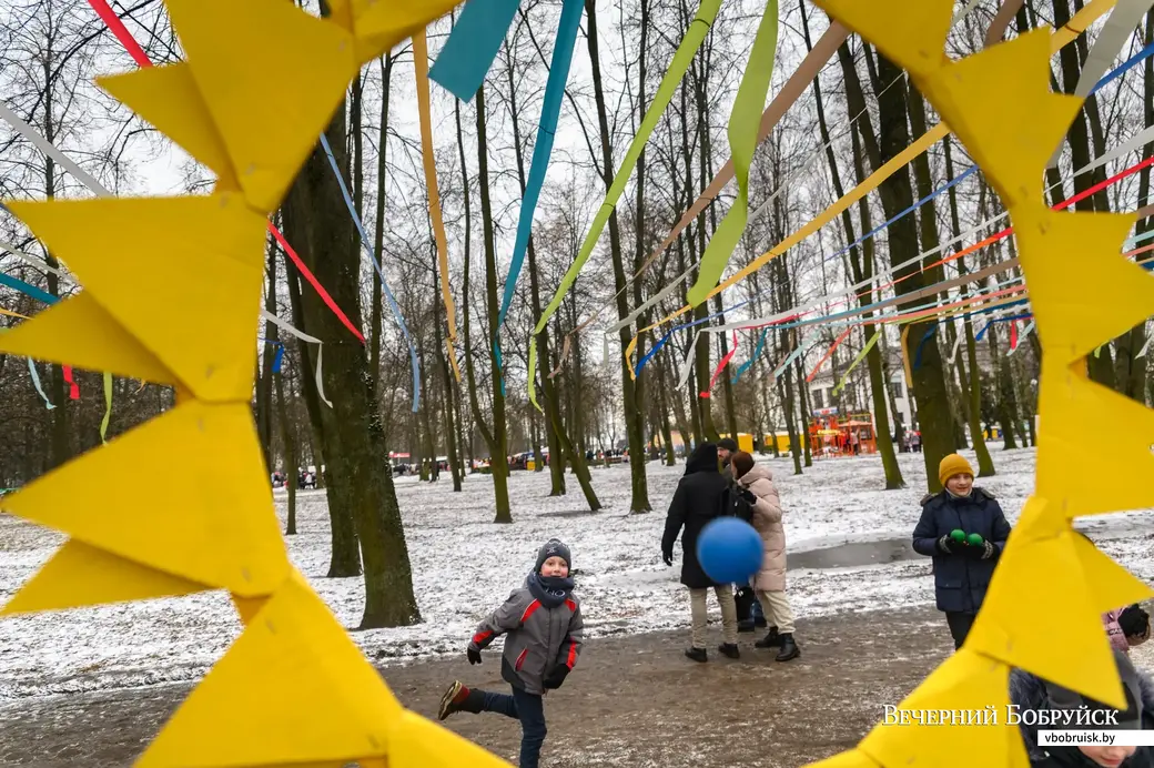 26.02.2023. Бобруйск. Городской парк культуры и отдыха. Народные масленичные гулянья «Шчодрая масленка на добрая зямлi».