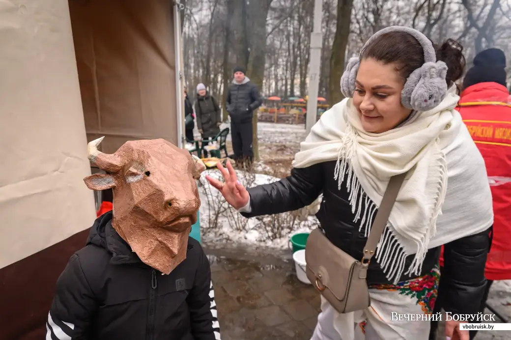 26.02.2023. Бобруйск. Городской парк культуры и отдыха. Народные масленичные гулянья «Шчодрая масленка на добрая зямлi».