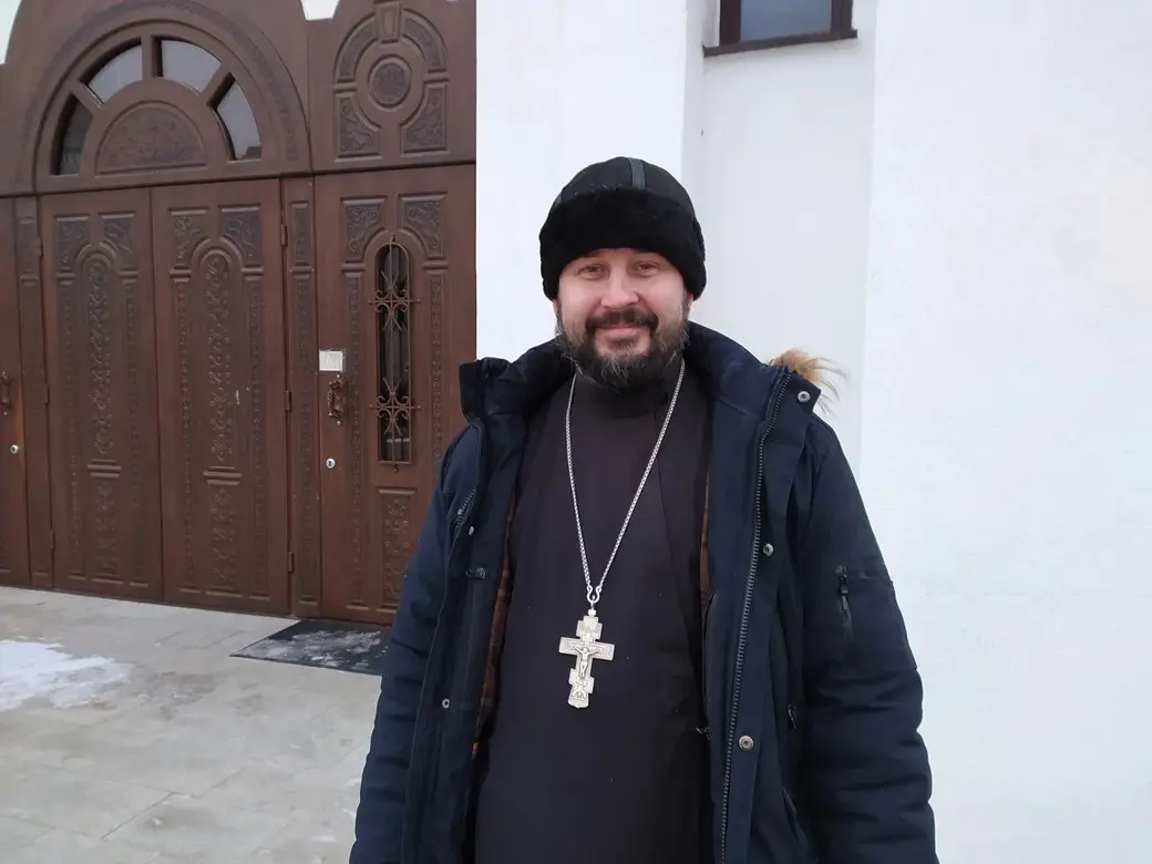 Иерей Виктор Никишов – клирик Спасо-Преображенского кафедрального собора Могилева. Фото автора