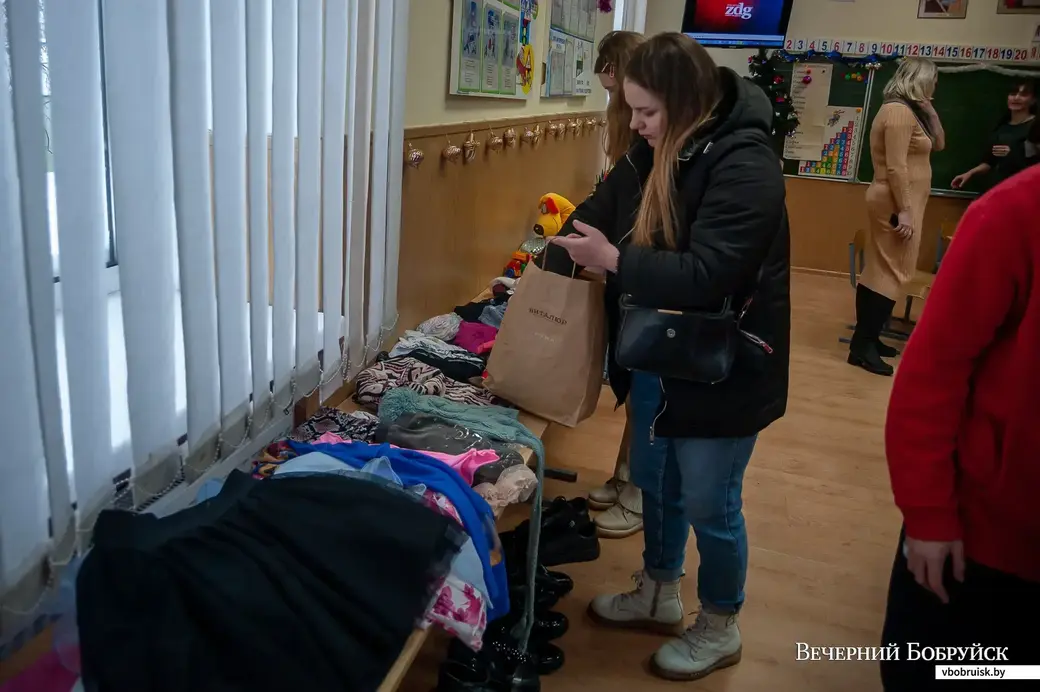 18.12.2022. Бесплатная ярмарка детских вещей в экоцентре «Божья коровка» при Свято-Елисаветинском храме. Фото из архива ВБ.