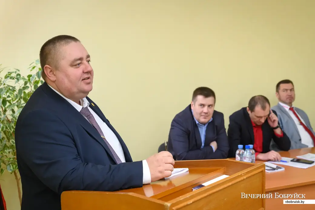 03.03.2023. Бобруйск. 1-й замдиректора Центра продаж и сервиса «Гомсельмаша» Василий Абрамович
