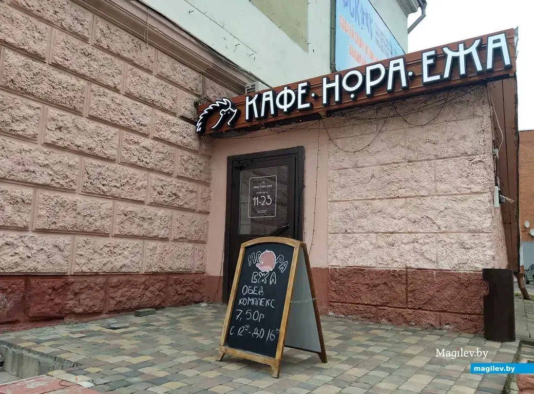 Обед в кафе «Нора ежа». Могилев, 22 марта 2023 года.