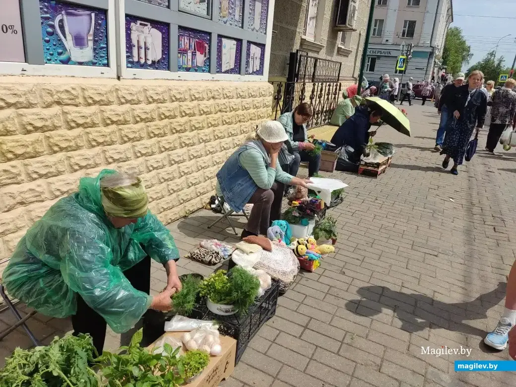 2.06.2023 г. Торговля у Центрального рынка Могилева.