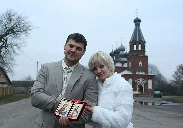 Венчание в Телушском храме 21 ноября 2010 года