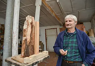Бобруйский скульптор Иван Данильченко: «Найду подходящее дерево и приступлю к работе»