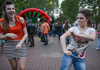 Открытие сезона дискотек в городском парке