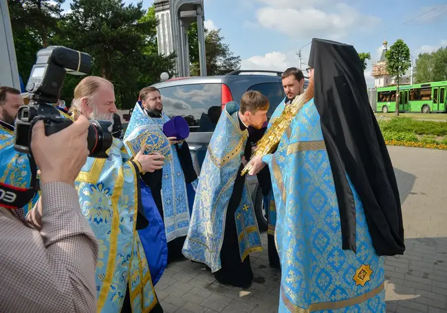 В Бобруйск прибыла копия чудотворной иконы Божией Матери «Жировичская»