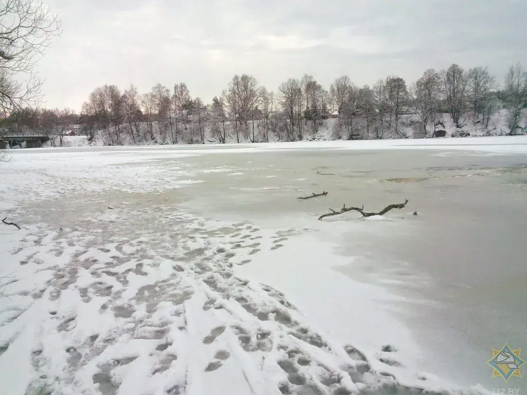 На Чигиринке рыбак провалился под лед. Спасли | bobruisk.ru