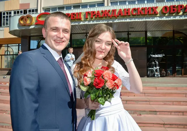 Свадебная пара недели: Александра и Николай