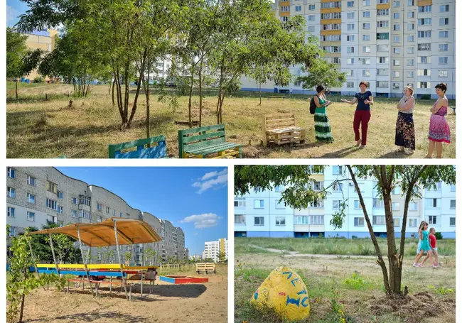 Социальный двор. Как бобруйчанки превратили пустырь на «Западном» в площадку для праздников