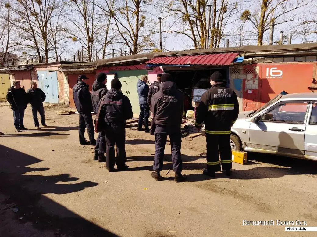 Взрыв в гаражах на улице Рокоссовского в Бобруйске (ОБНОВЛЕНО) | bobruisk.ru