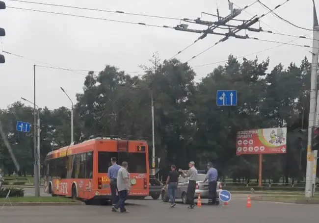 Авария на кольце в Бобруйске: фотофакт
