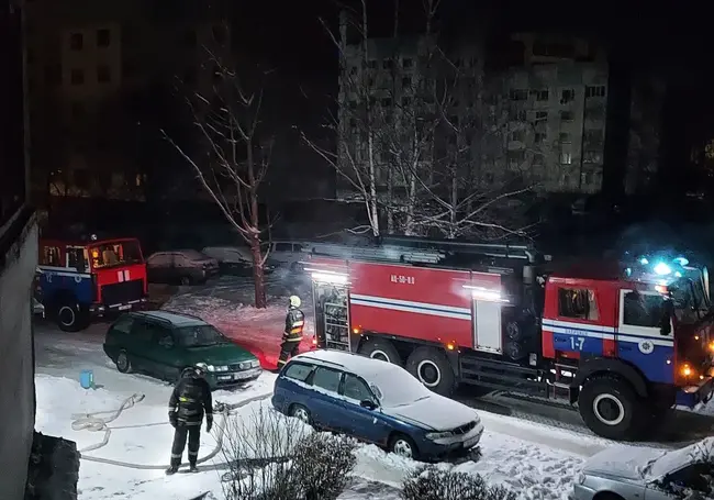 Возгорание в проезде Звездном в Бобруйске: жильцы подъезда провели беспокойную ночь