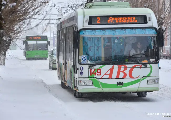 В Бобруйске в новогоднюю ночь будет ходить дополнительный транспорт. Смотрите расписание