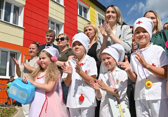 В Бобруйске  после реконструкции торжественно открылась городская детская больница