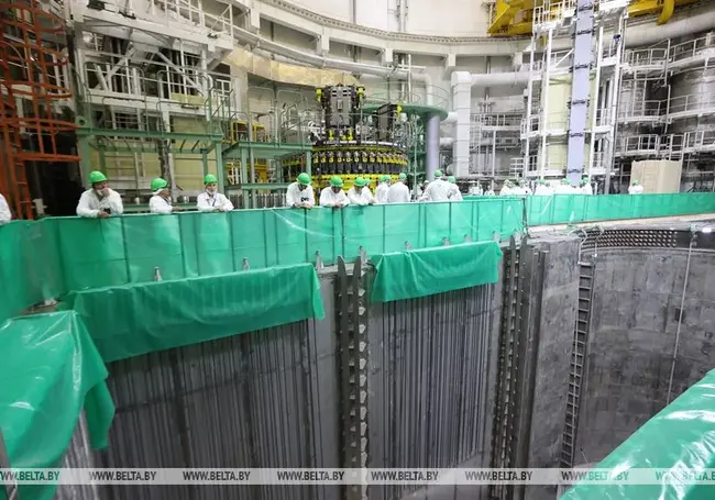 На БелАЭС началась загрузка ядерного топлива в реактор первого энергоблока - фотофакт