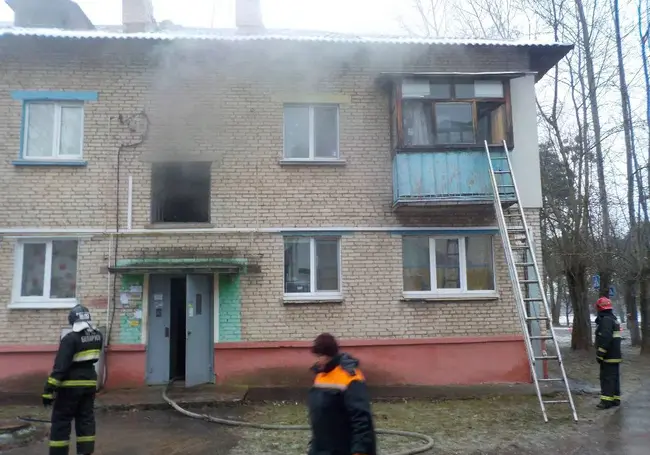 В Бобруйске в квартире на улице Горелика случился пожар