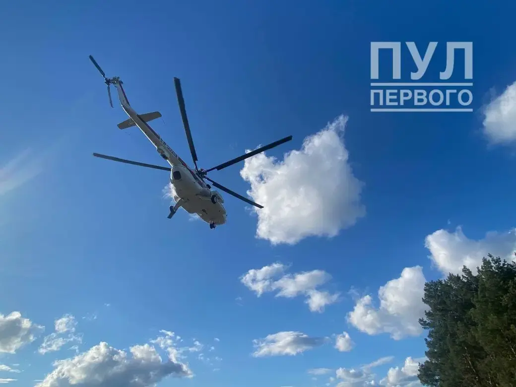 23 апреля Лукашенко облетел Гомельскую область на вертолете.