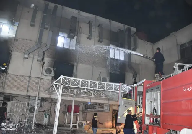 Пожар в больнице Багдада: погибли 82 человека, еще 110 пострадали
