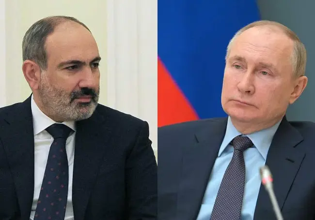 Пашинян обратился к Путину за военной помощью